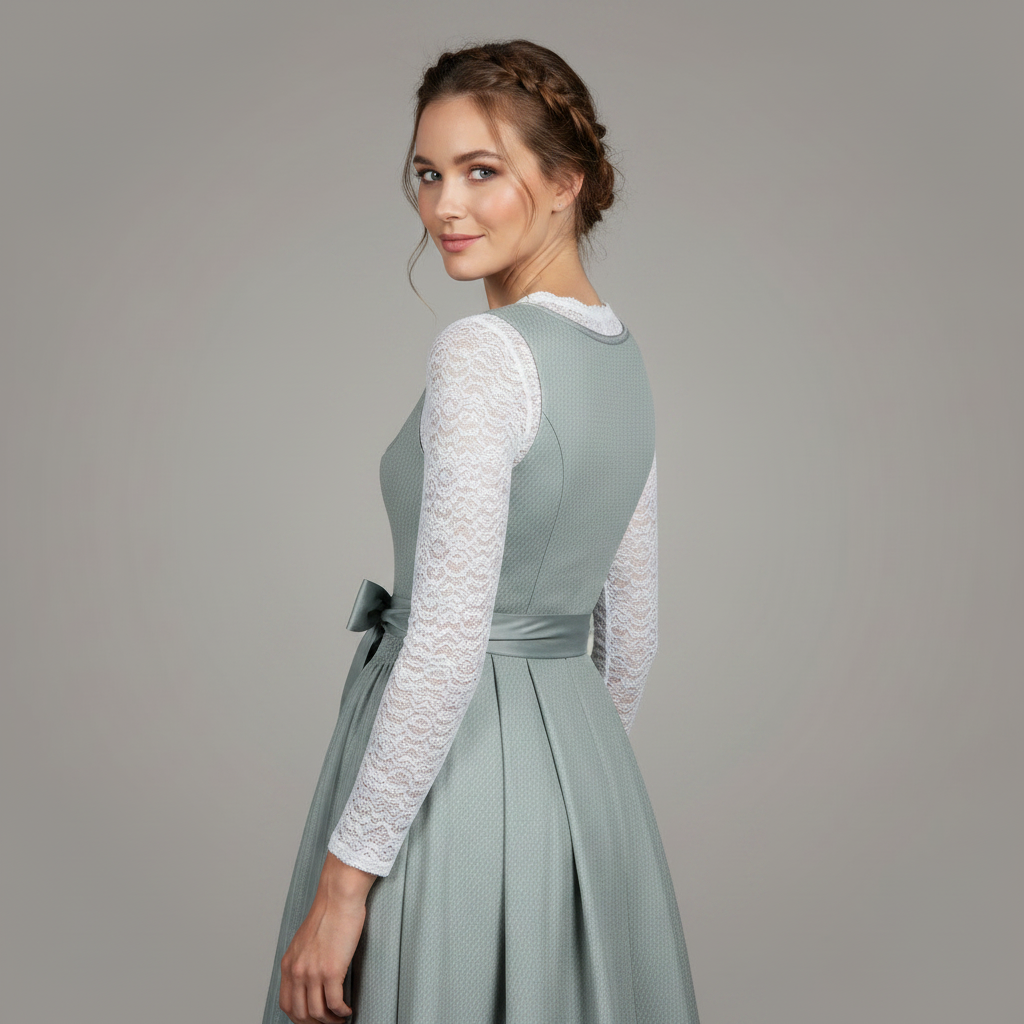 Elegant Dirndl Kostymklänning | Traditionell Festklänning