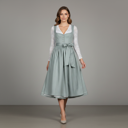 Elegant Dirndl Kostymklänning | Traditionell Festklänning