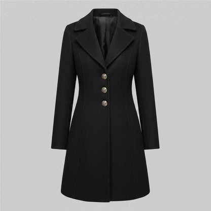 Elegant Kort Kappa Svart | Dam Kappa