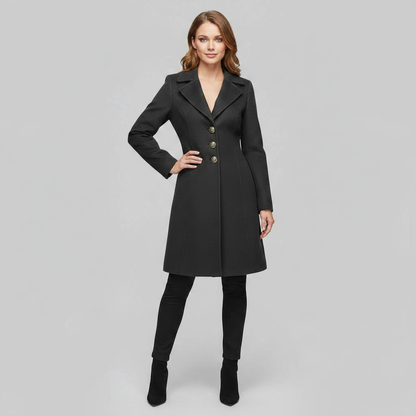 Elegant Kort Kappa Svart | Dam Kappa