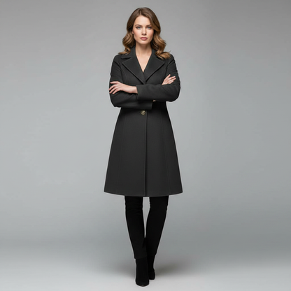 Elegant Kort Kappa Svart | Dam Kappa