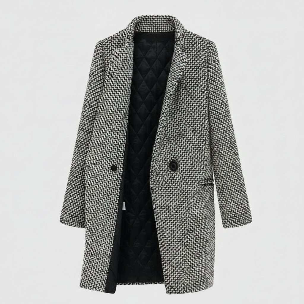Elegant Lång Kappa | Ullkappa för Kvinnor