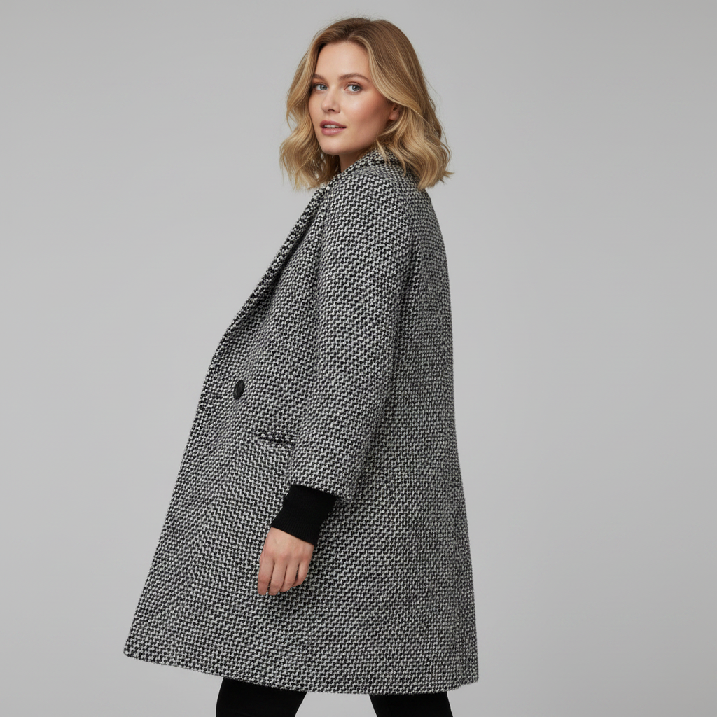 Elegant Lång Kappa | Ullkappa för Kvinnor