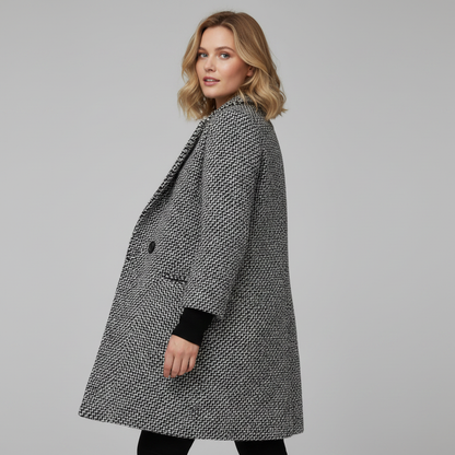 Elegant Lång Kappa | Ullkappa för Kvinnor