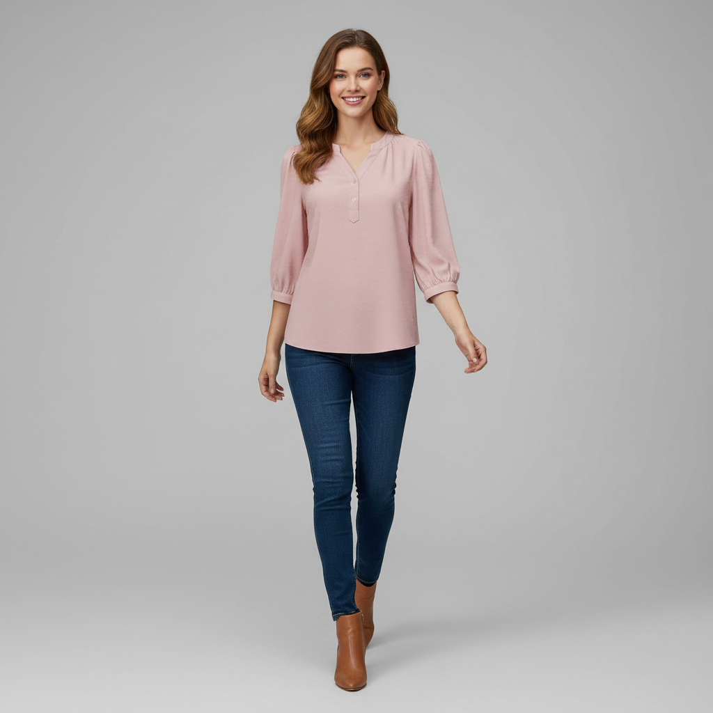 Patchwork Blus | Damblus för Alla Tillfällen